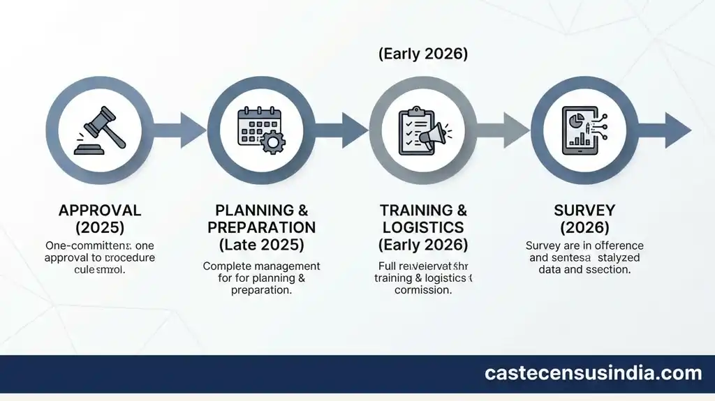 Caste Census Timeline